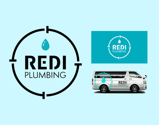 REDI Plumbing logo design