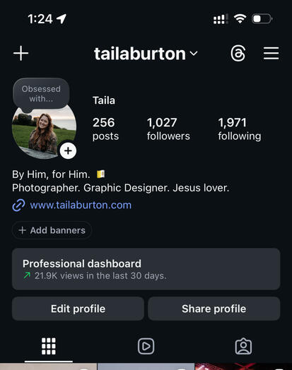 Personal Instagram reach